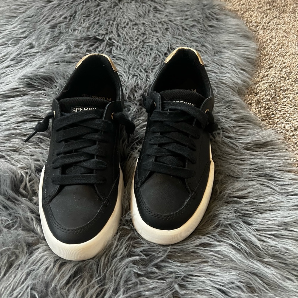 Black Sperry Shoes